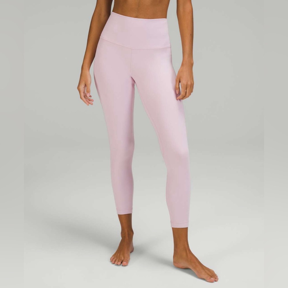 lululemon Align™ High-Rise Pant 25" Pink Peony Sz 6